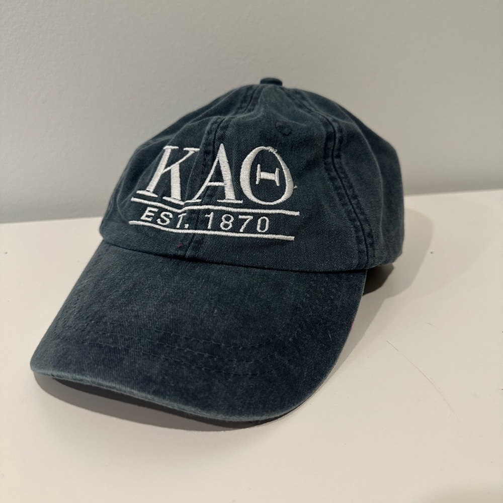 Blue Weathered Kappa Alpha Theta Hat
